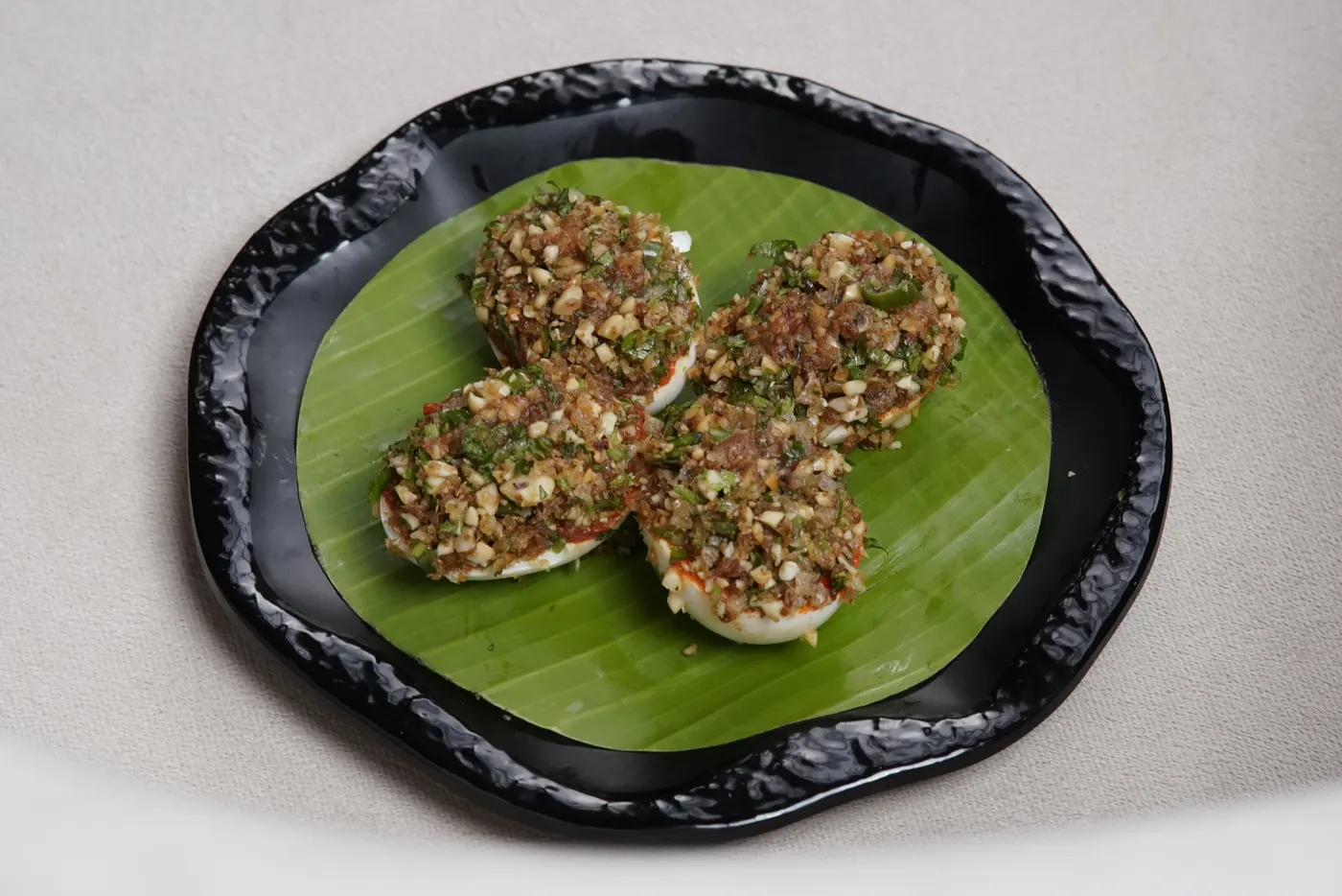 Masala Stuffed Boiled Egg